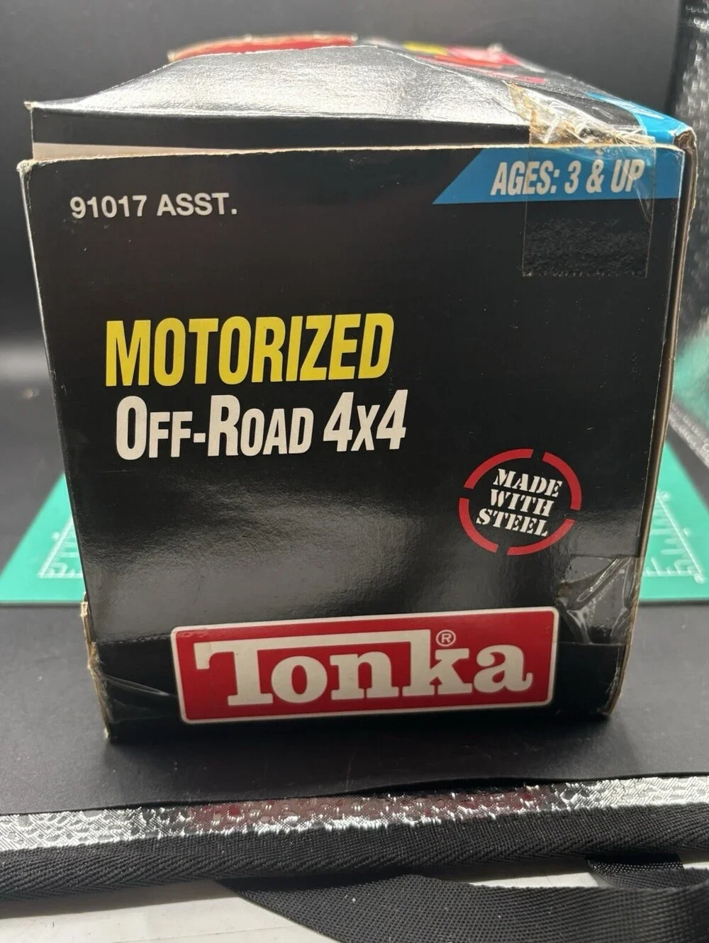 Tonka Car Quest Pickup Motorized Off-Road 4x4 Steel Truck 1992 NIB Box Wear VTG